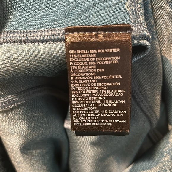 The North Face Turquoise Leggings Pockets S - Picture 7 of 7